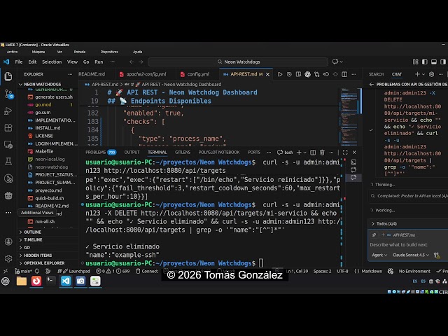 Vibe Coding Cyberpunk (Parte 2): Pulimos Neon Watchdog y desplegamos Dashboard PHP + MySQL