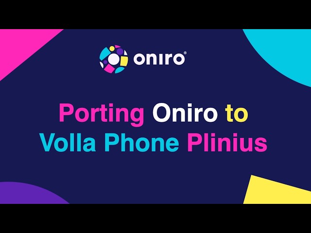 Porting Oniro to Volla Phone Plinius