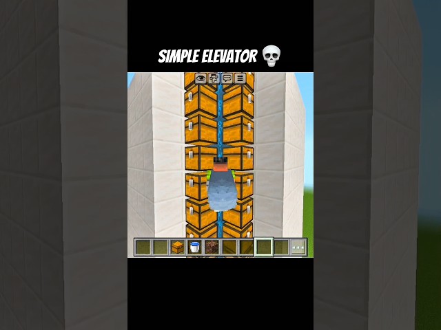 Minecraft Simple Elevator
