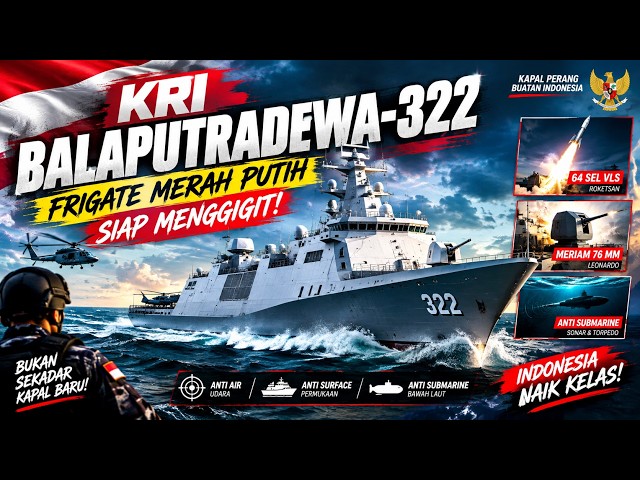 KRI Balaputradewa-322: Indonesia’s New Red-White Frigate!