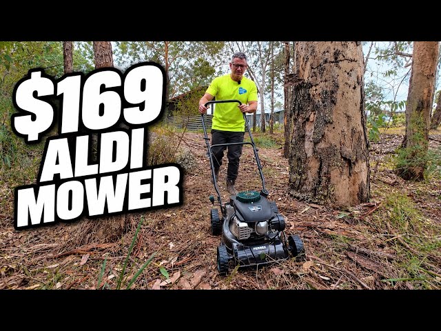 $169 Aldi Ferrex 141cc Lawn Mower
