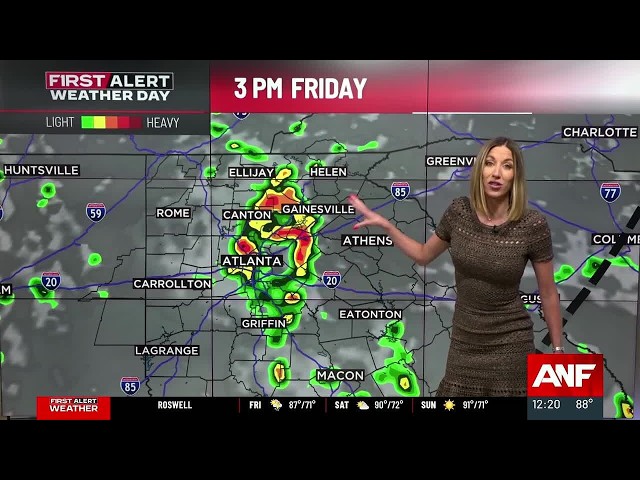First Alert Weather Day: Widespread storms expected through 6pm this evening