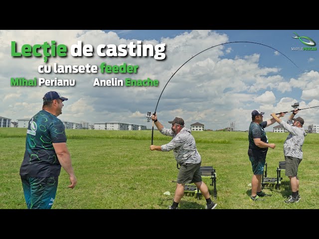 Lectie de casting cu lansete feeder | Mihai Perianu si Anelin Enache | MarelePescar