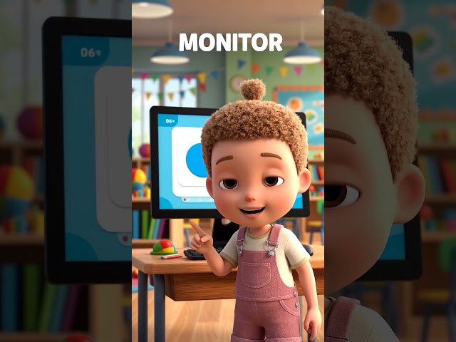 Learn Computer Basics for Kids  CPU, Mouse & Keyboard 🖥️ #baby #cartoon