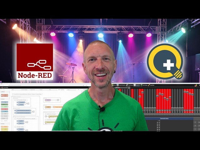 Node-RED + QLC+ Automated Event-Driven Show Control for Escape Rooms and Theatre