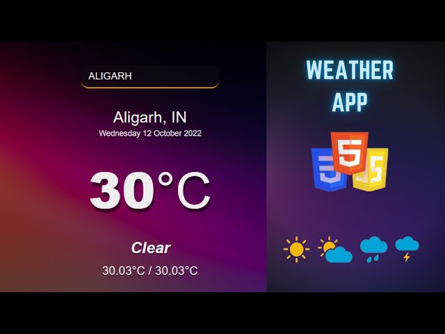 Build a Weather App using JavaScript