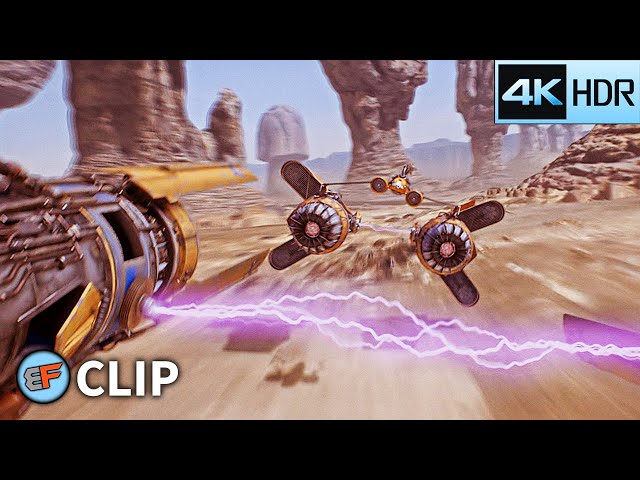Boonta Eve Classic - Podrace Scene (Part 2) | Star Wars The Phantom Menace (1999) 4K HDR Movie Clip