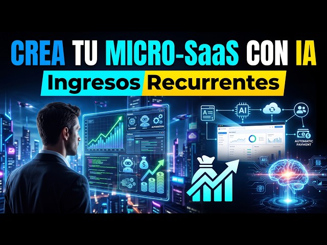 Crea un Micro-SaaS con IA y Gana Ingresos Recurrentes (Guía Completa 2026)