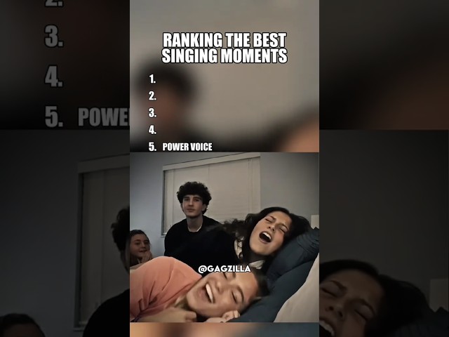 Ranking The Best Singing Moments #ranking #duet #lifeisbutadream #funnysinging