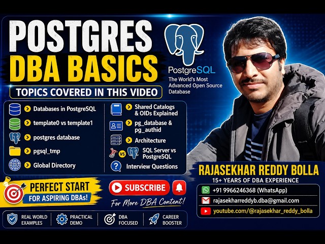 Postgres DBA Basics (2026)