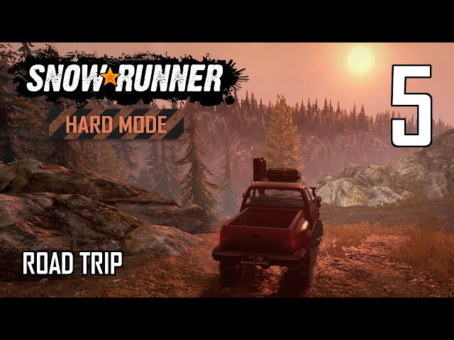 SnowRunner Hard Mode Strategic Walkthrough Ep 5 - Road Trip
