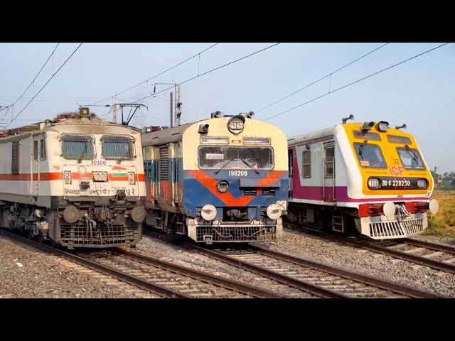 [10 in 1] Special Edition Route Diverted EMU + MEMU + Express Trains Spotting!