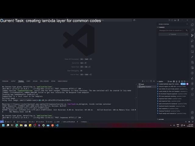 Let's code together! Creating a finance tracker app (NextJs, NodeJs, AWS SAM)