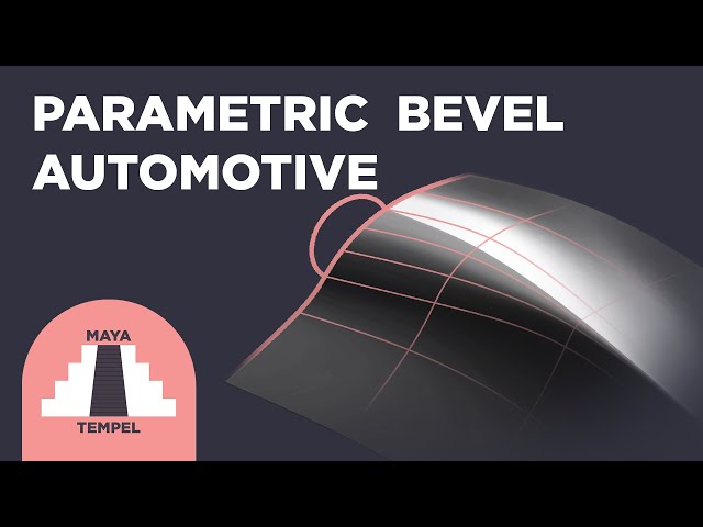 Autodesk Maya - Parametrischer Automotiver-Radius - Parametric Automotive Bevel (basic idea)