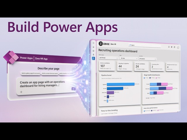 Build your first Power App from data in seconds