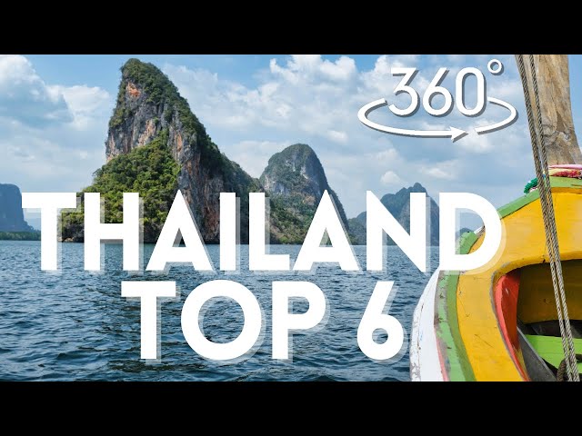 Thailand 360° | 6 Must-See Beaches & Temples VR Tour