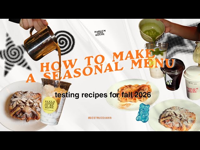 We’re Testing Drinks for Our Fall Coffee Shop Menu | Owning A Cafe Series