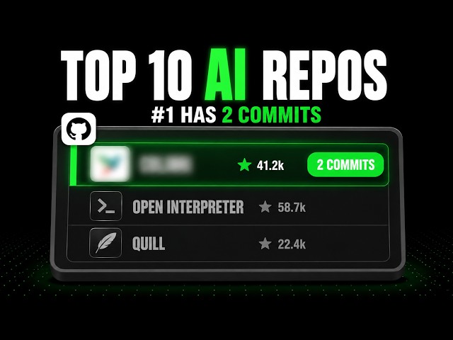 Top 10 AI GitHub Repos: The 2 Commit Repo Outrunning Every Tool
