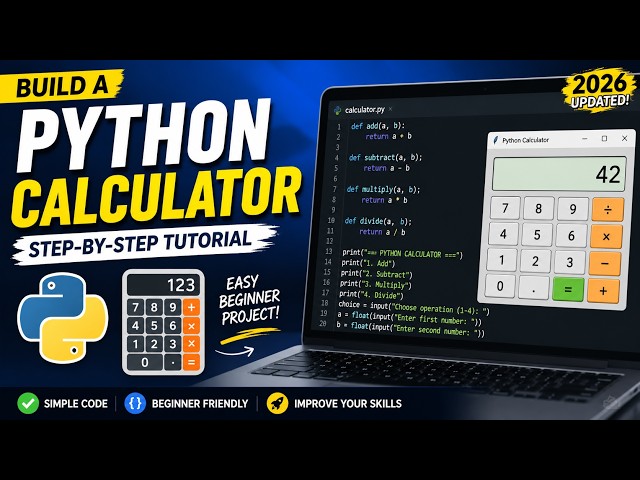 Stop Searching! Build a Calculator in Python Right Now