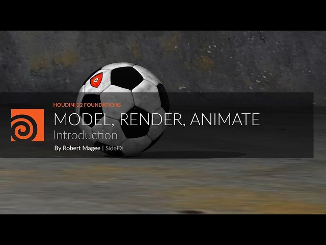 H22 Foundations | Model Render Animate | Introduction