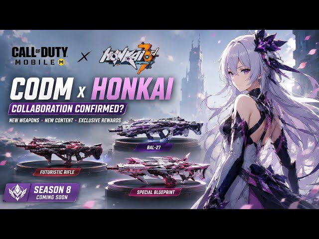 Upcoming Content Season 8 New Weapons -  CODM x Honkai Impact 3rd CONFIRMED?
