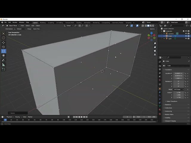 Blender desde Cero: Rotación, Escala, Propiedades y Paneles