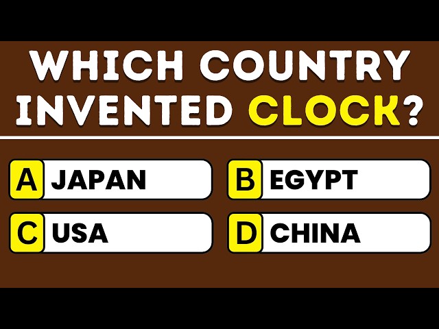 Can You Score 30+ on This Country Inventions Quiz? 🤔 50 Trivia Questions! 📚