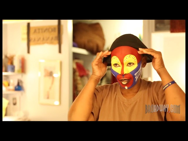 CHARACTER STUDY: Tshidi Manye as Rafiki in THE LION KING