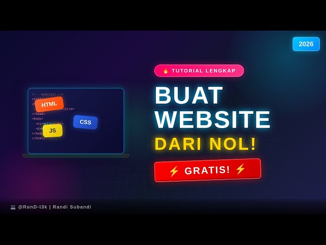 Tutorial Membuat Website dari Nol untuk Pemula 2026 - LENGKAP & GRATIS! 🔥