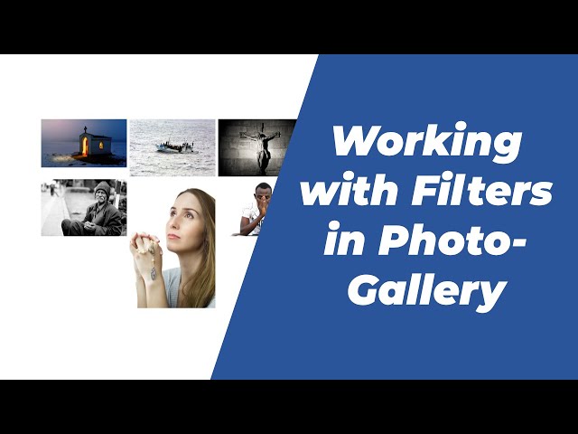 How to add filters to Photo gallery in WYSIWYG Web builder 16