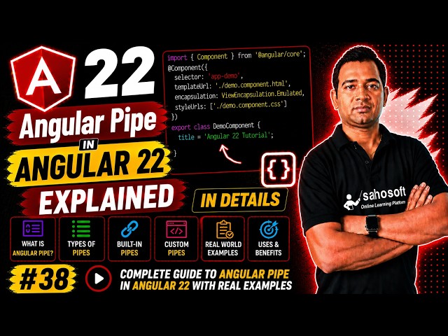 Angular Pipe in Angular 22 Explained in Detail | Angular 22 Complete Course