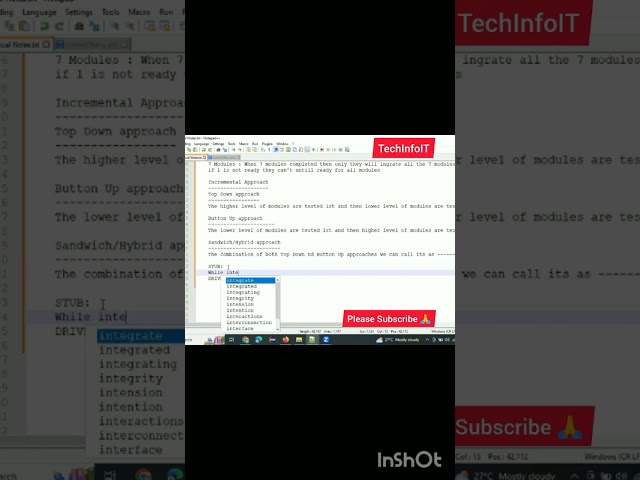 Integration testing #viral #shorts #viralvideo #technology #ytshorts #yt SDET