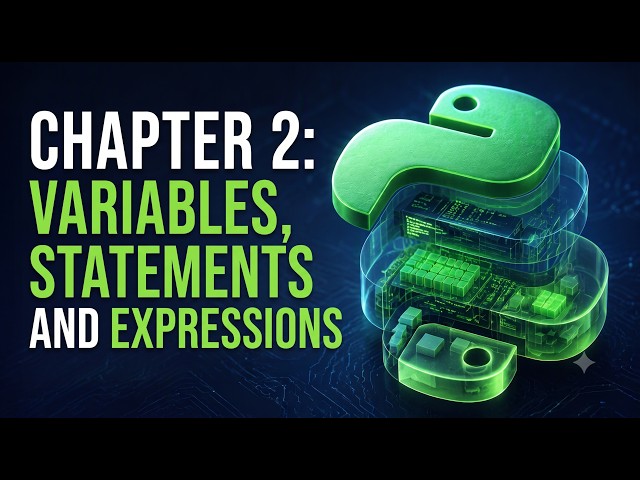 Python Programming Course | Chapter 2: Variables, Statements and Expressions (Setup & Essentials)