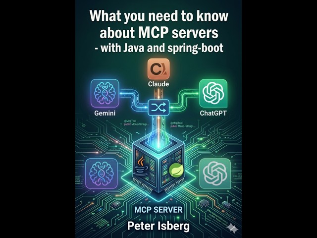 What you need to know about MCP servers - Java and spring-boot Book Trailer (available on leanpub)