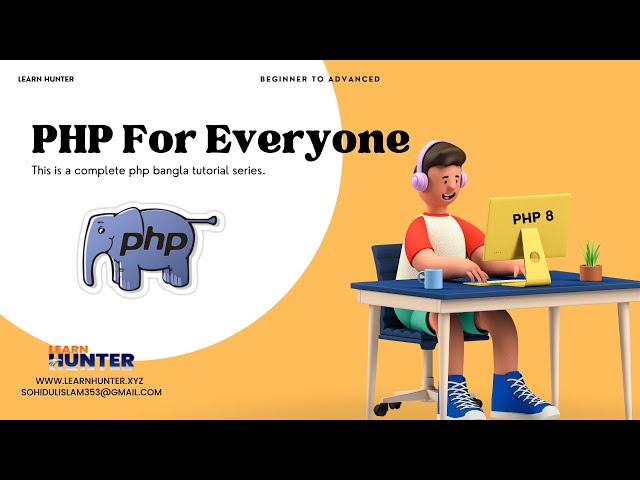 30 php bangla tutorial for beginners | php8 bangla tutroial |  PHP function
