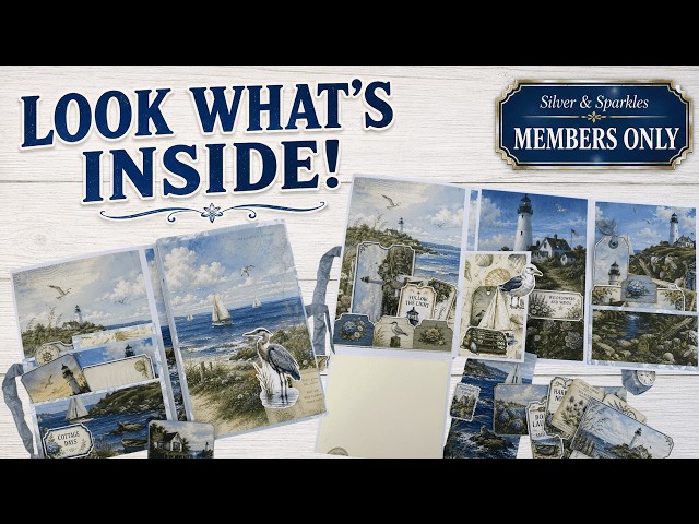 Turn Scrapbook Paper Into This Gorgeous Interactive Folio! | Harbor Light Cottage