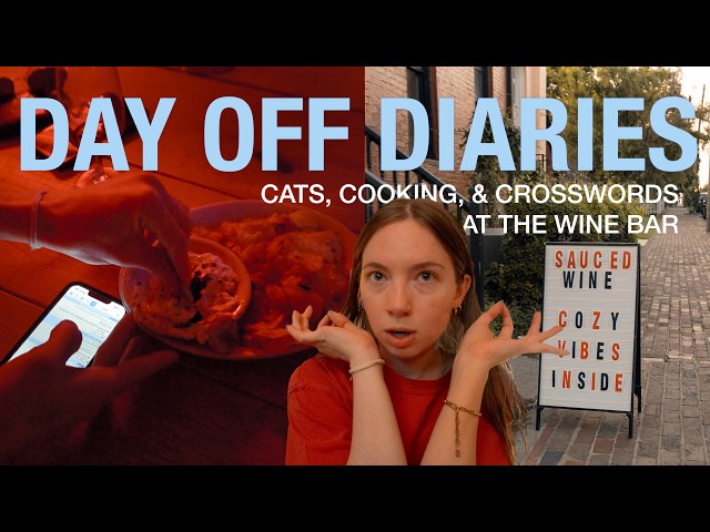 an immaculate day off: cats, cooking, and crosswords at the wine bar