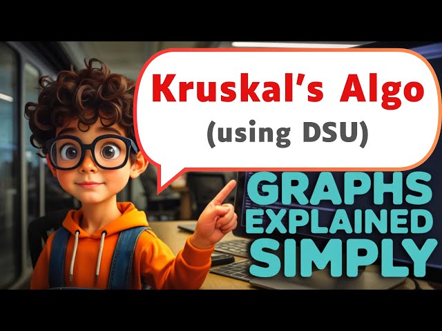 KRUSKALS ALGORITHM | MINIMUM SPANNING TREE | DSU | GRAPH CONCEPTS |