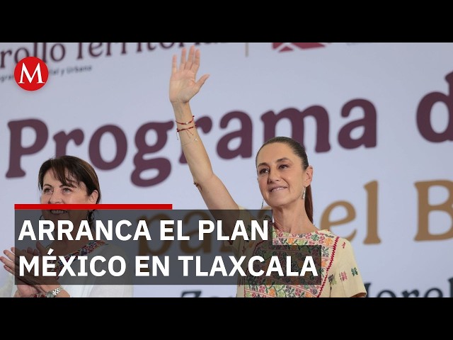 Sheinbaum inaugurates the first Economic Development Hub for Well-being in Tlaxcala