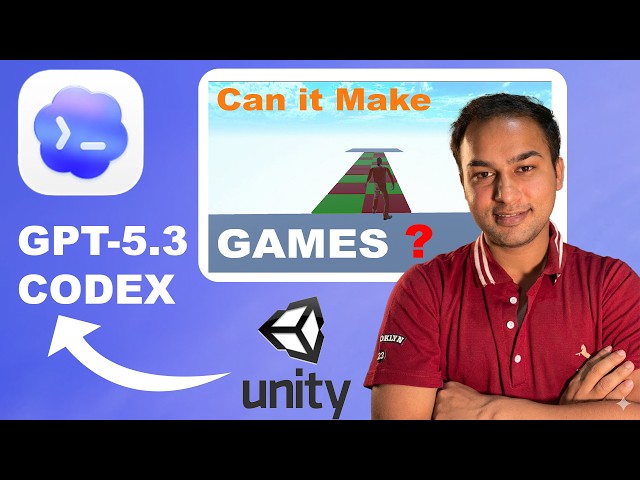 Vibe Coding With GPT 5.3 Codex : Made Game in Just 10 Minutes in Unity 3D.
