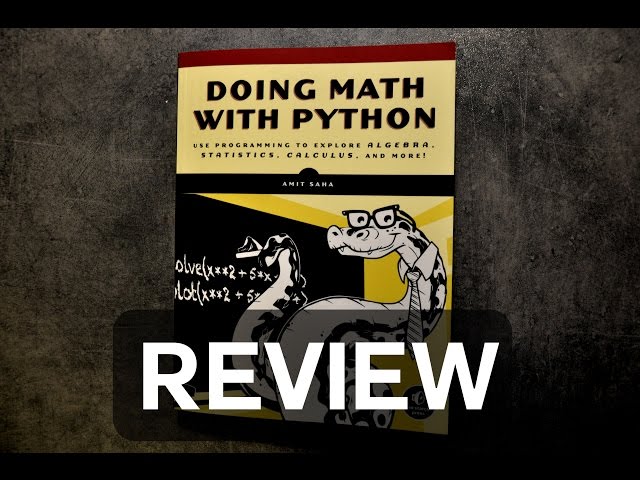 Doing math with python: Review | Learn python, numpy and data visualization. Python course