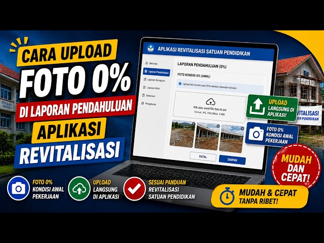 How to Upload 0% Progress Photos for the Revitalization Application Preliminary Report