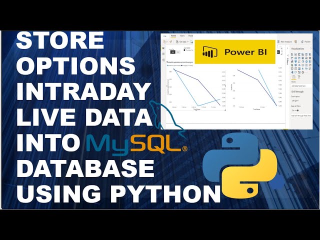 Store Intraday Options live data into MySQL database and Plot Graph | #Python  #nselivedata  Part 1