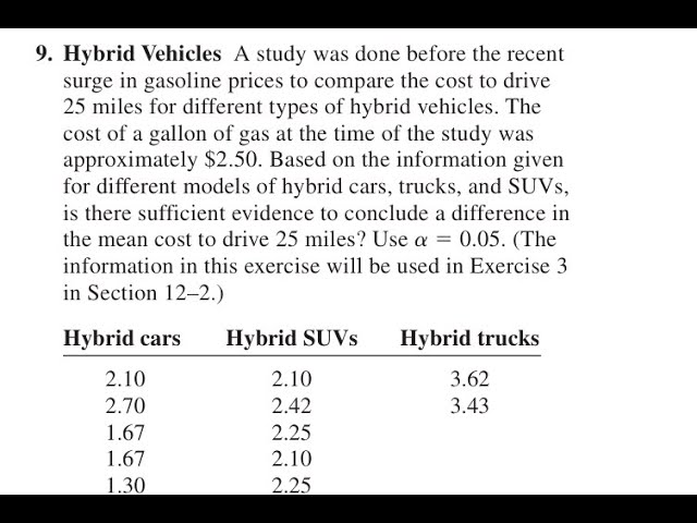 For Exercises 7 through assume that all variables are normally distributed, that the samples are ind