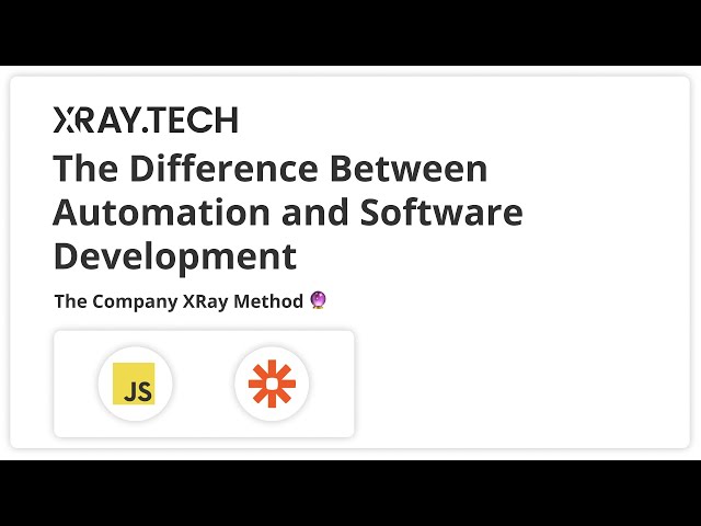 The Difference Between Automation and Software Development