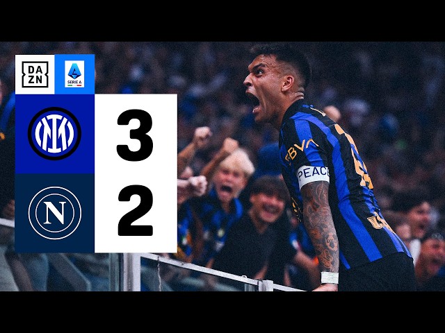 Inter vs Napoli (3-2) | Resumen y goles | Highlights Serie A