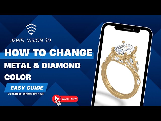 Change Metal & Diamond Colors Instantly! | Real-Time Jewelry Rendering (Jewel Vision 3D