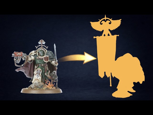 Kit bashing a Space Marine Ancient in Terminator Armour