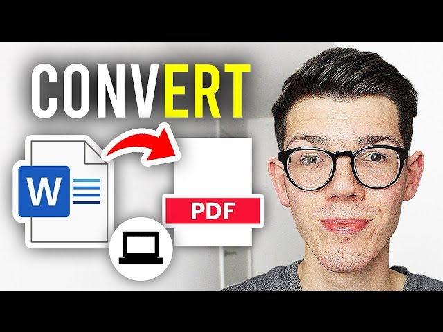 How to convert WORD to PDF | Easy Steps