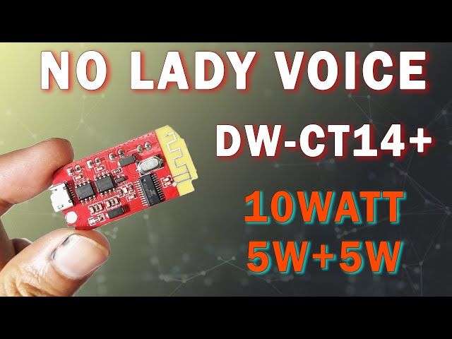 CT14+ Powerful 10Watt Bluetooth Amplifier Module-No Lady Voice Bluetooth Module